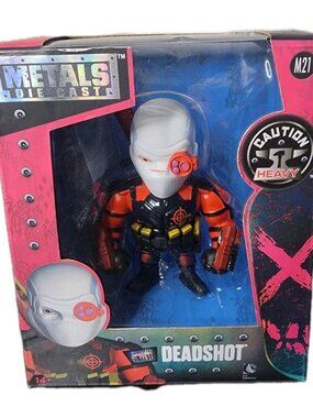 DC Suicide Squad Deadshot 4" Metal DieCast Figure Jada Metals M21 2016 Sealed